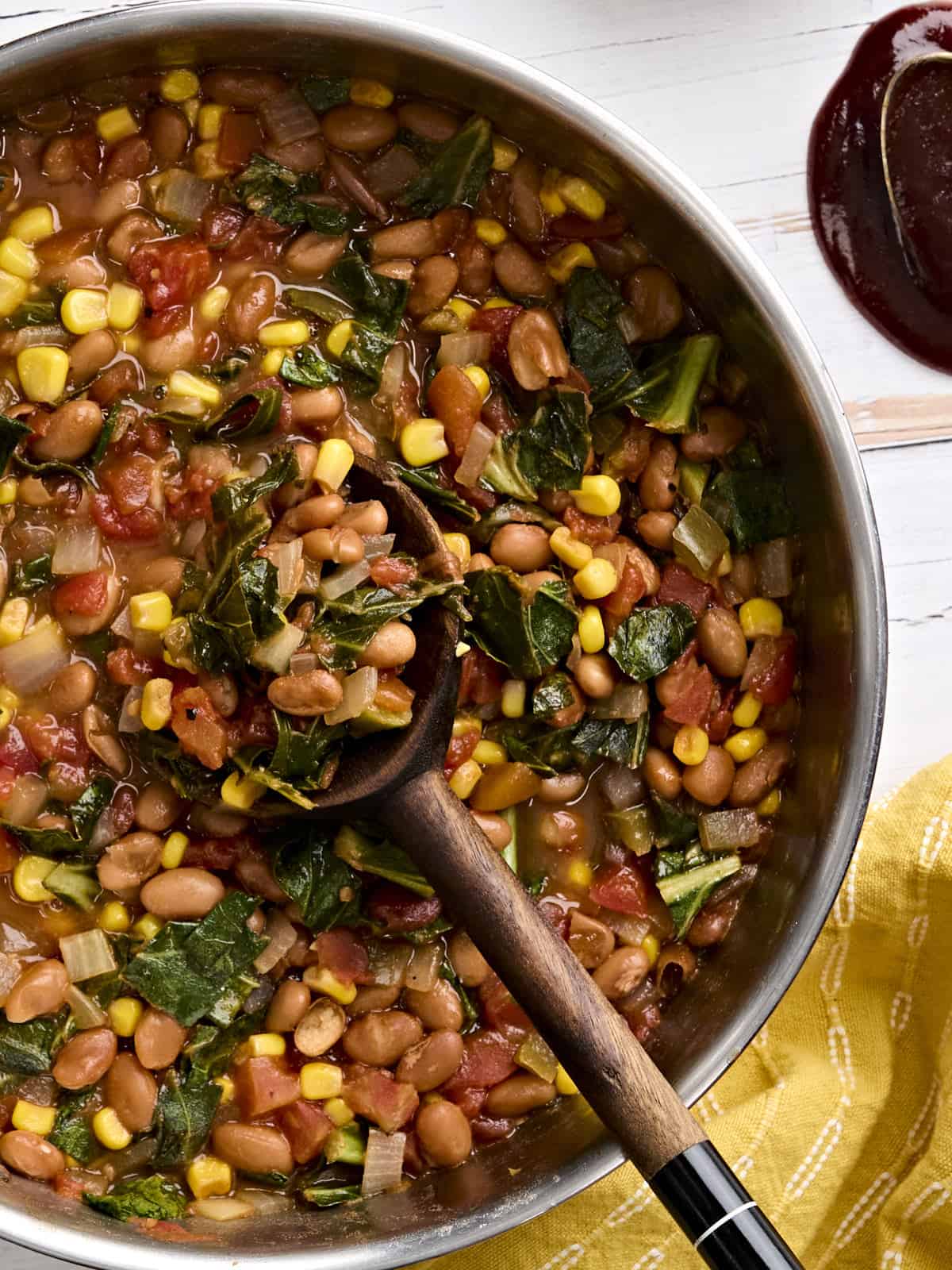BBQ Beans and Greens