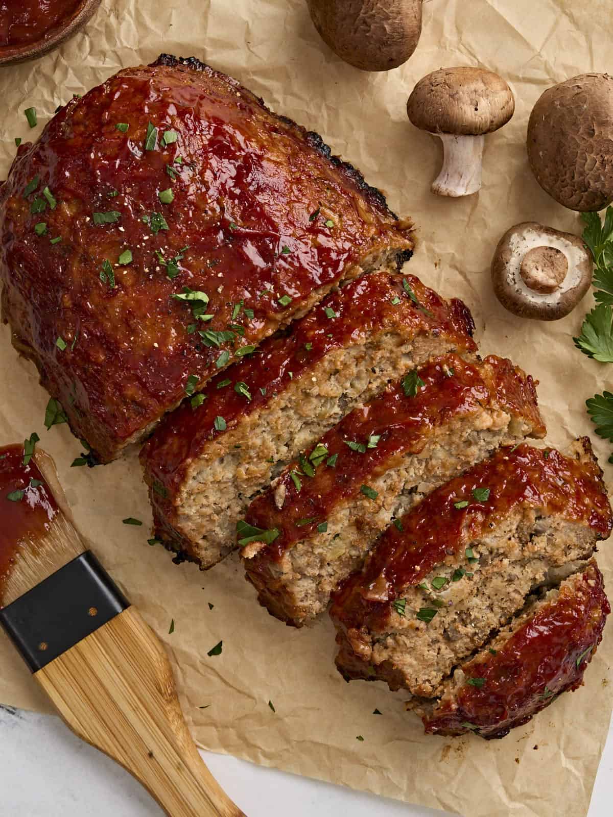 Turkey Mushroom Meatloaf