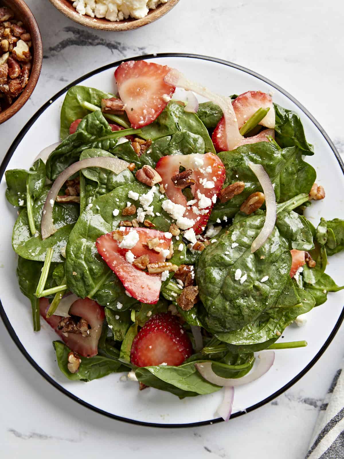 Strawberry Spinach Salad