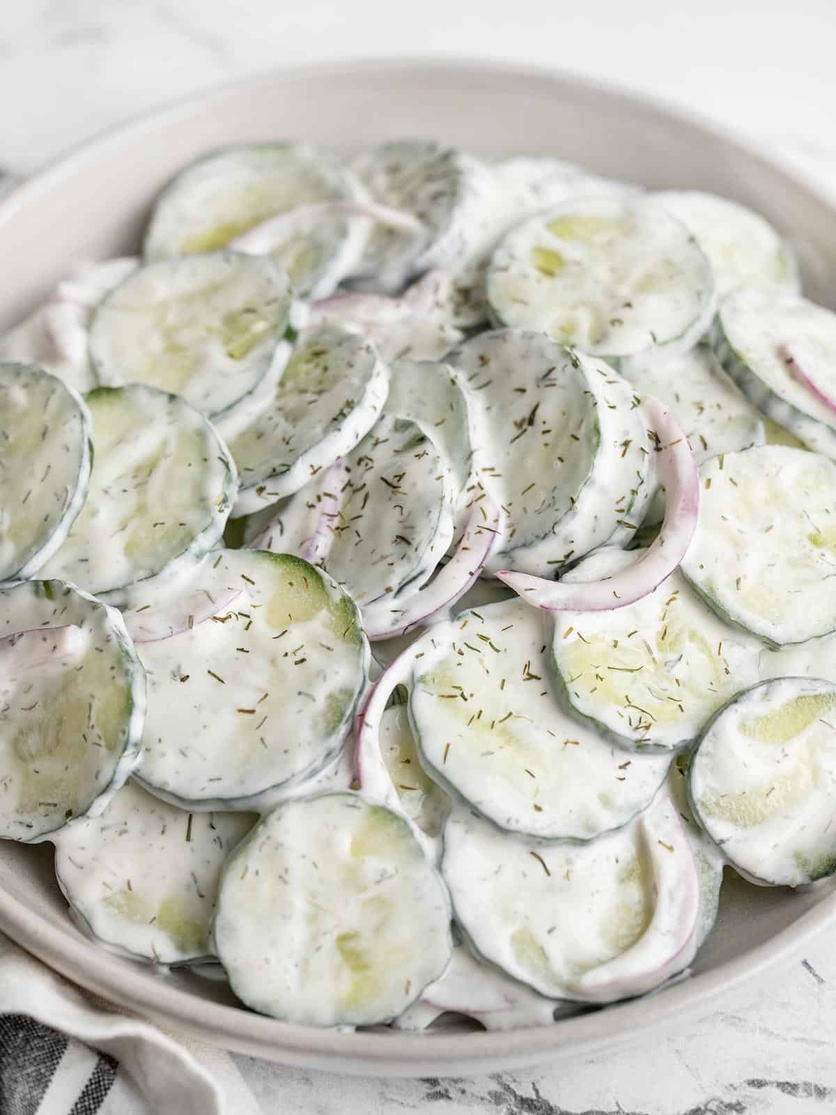 Creamy Cucumber Salad