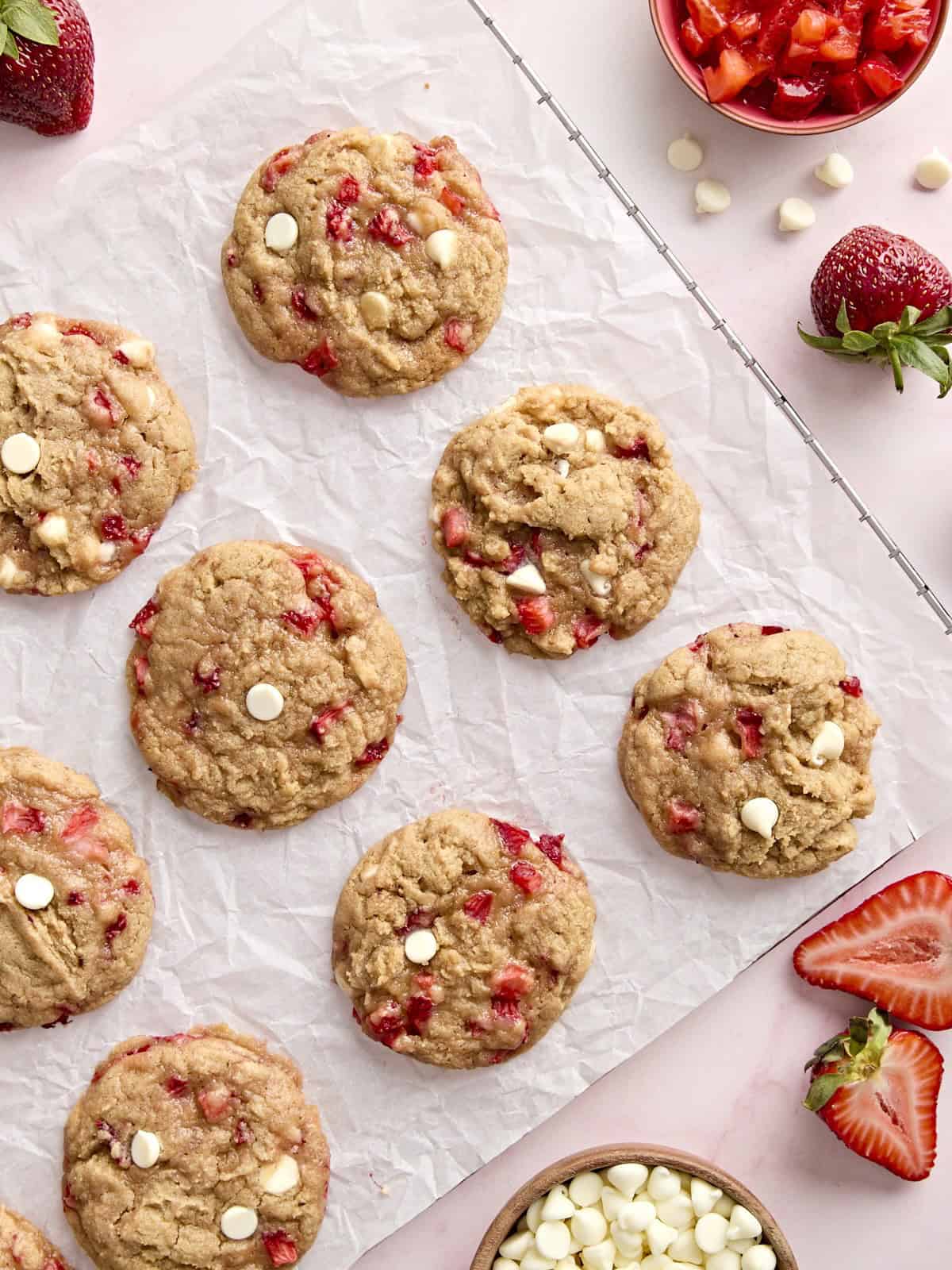 Strawberry Cookies