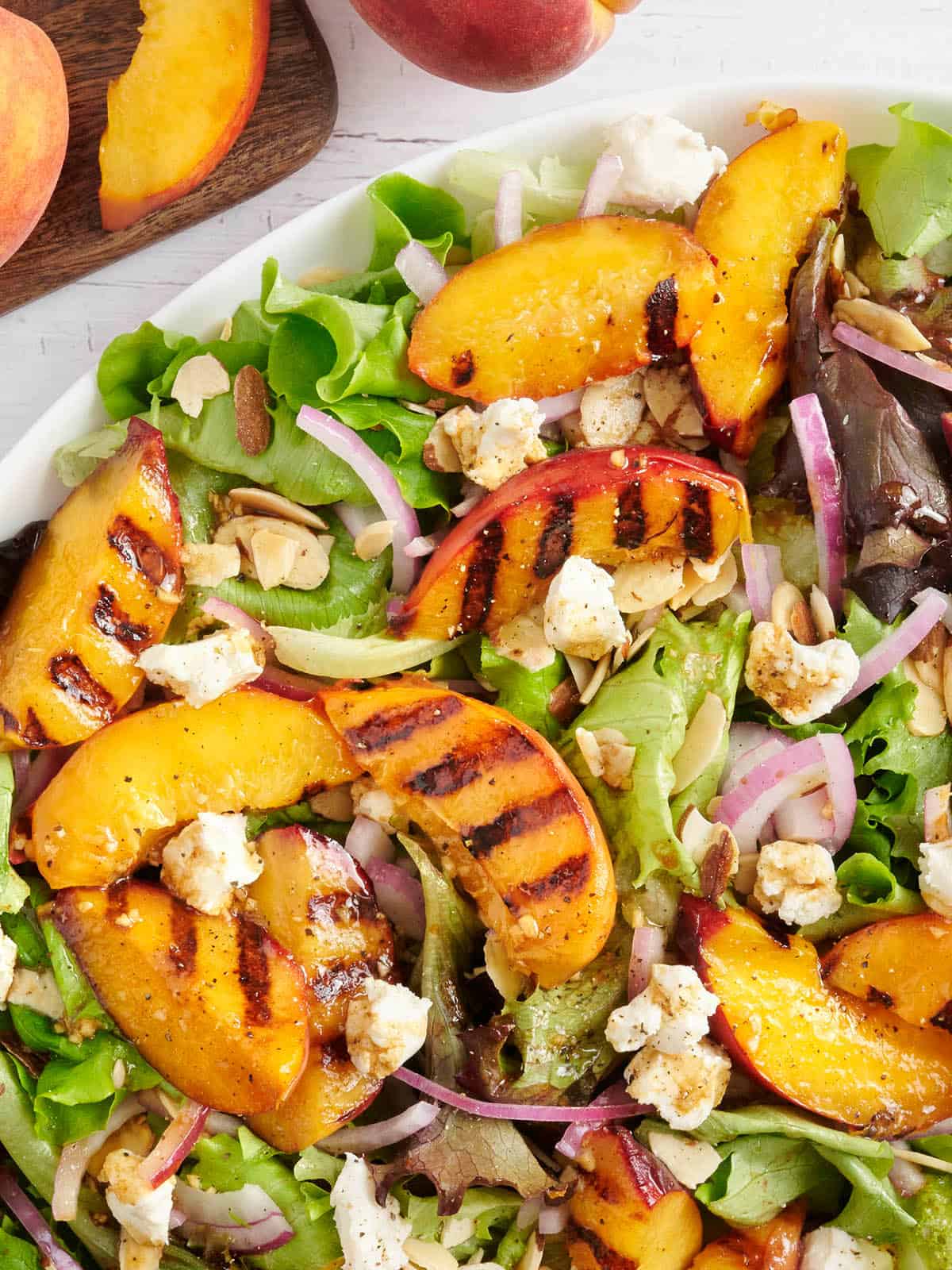 Grilled Peach Salad