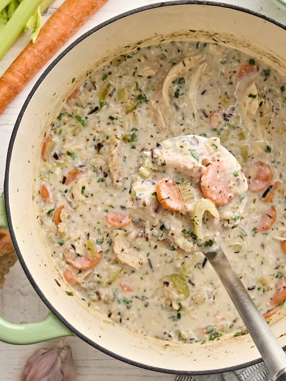 Creamy Chicken and Rice Soup