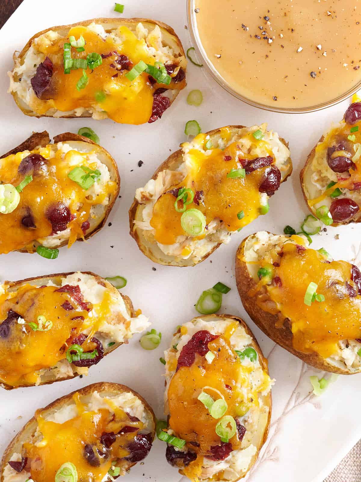Thanksgiving Potato Skins