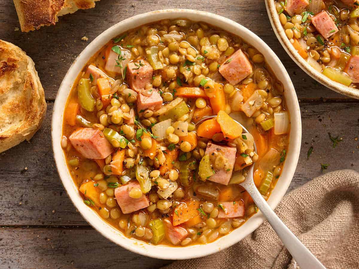 Ham and Lentil Soup